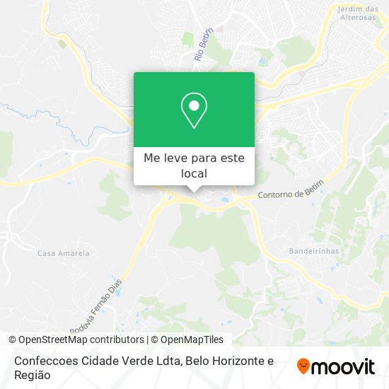 Confeccoes Cidade Verde Ldta mapa