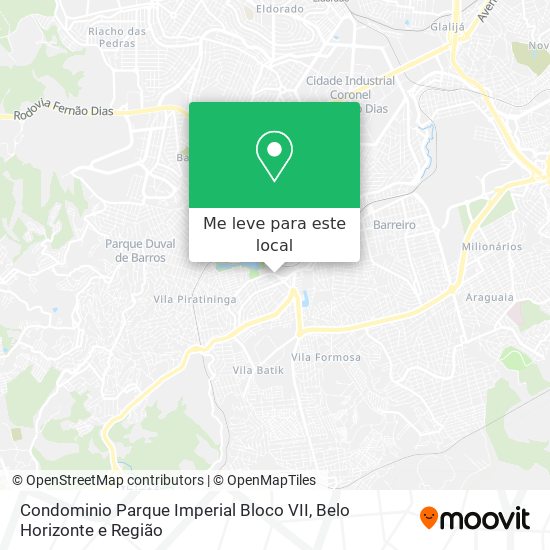 Condominio Parque Imperial Bloco VII mapa