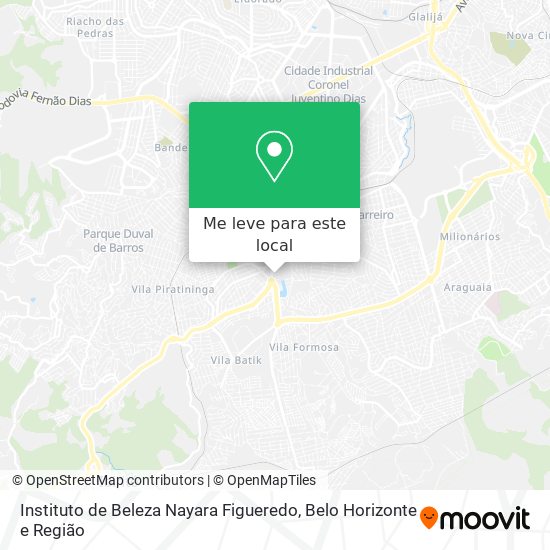 Instituto de Beleza Nayara Figueredo mapa