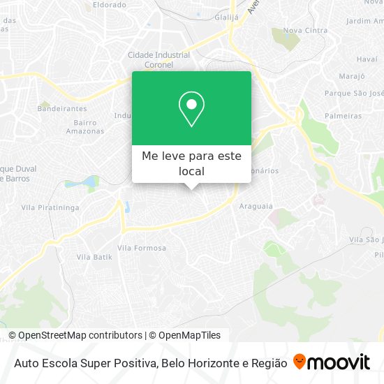 Auto Escola Super Positiva mapa