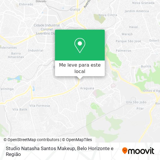 Studio Natasha Santos Makeup mapa