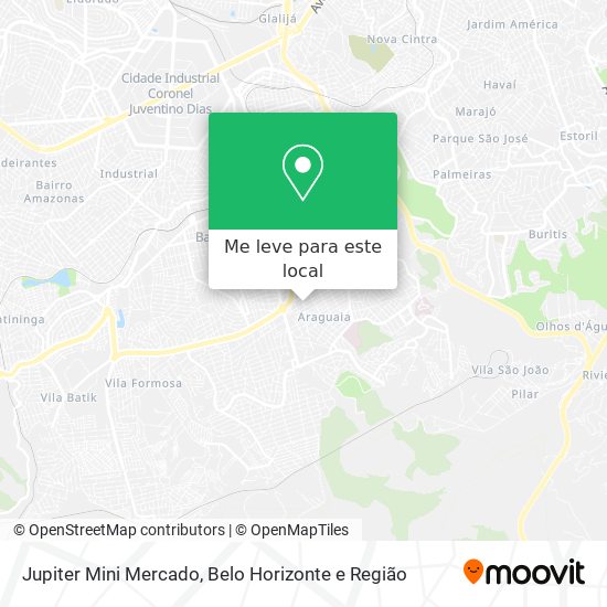 Jupiter Mini Mercado mapa