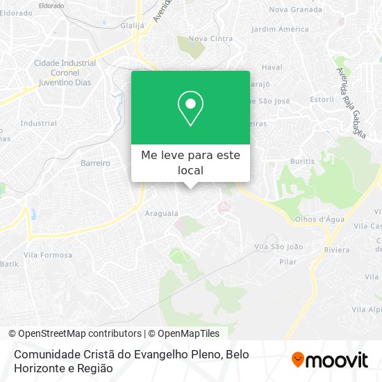 Comunidade Cristã do Evangelho Pleno mapa
