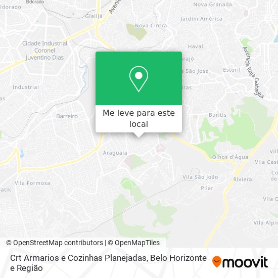 Crt Armarios e Cozinhas Planejadas mapa