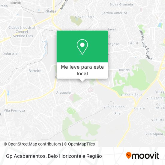 Gp Acabamentos mapa