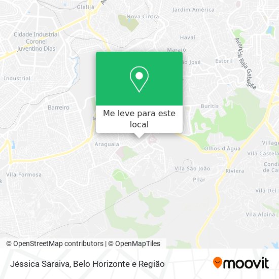Jéssica Saraiva mapa