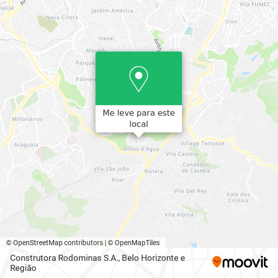 Construtora Rodominas S.A. mapa