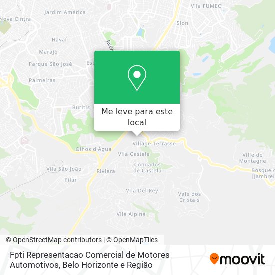 Fpti Representacao Comercial de Motores Automotivos mapa