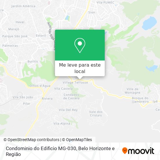 Condominio do Edificio MG-030 mapa