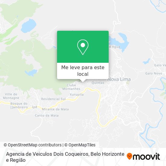 Agencia de Veiculos Dois Coqueiros mapa