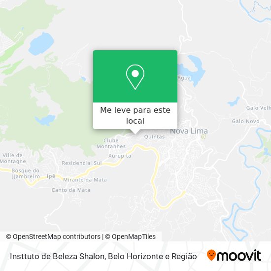 Insttuto de Beleza Shalon mapa