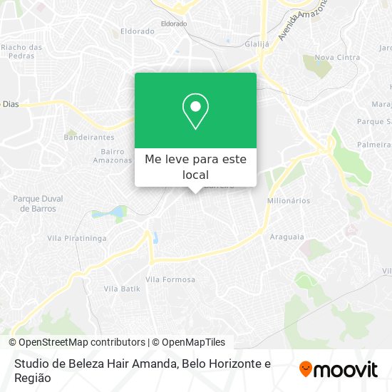 Studio de Beleza Hair Amanda mapa