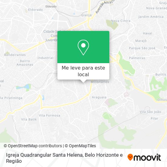 Igreja Quadrangular Santa Helena mapa