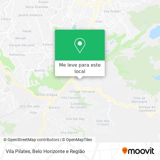 Vila Pilates mapa