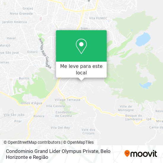 Condominio Grand Lider Olympus Private mapa