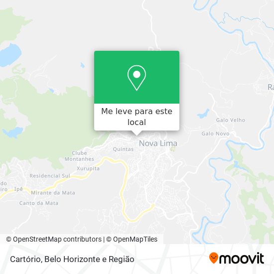 Cartório mapa