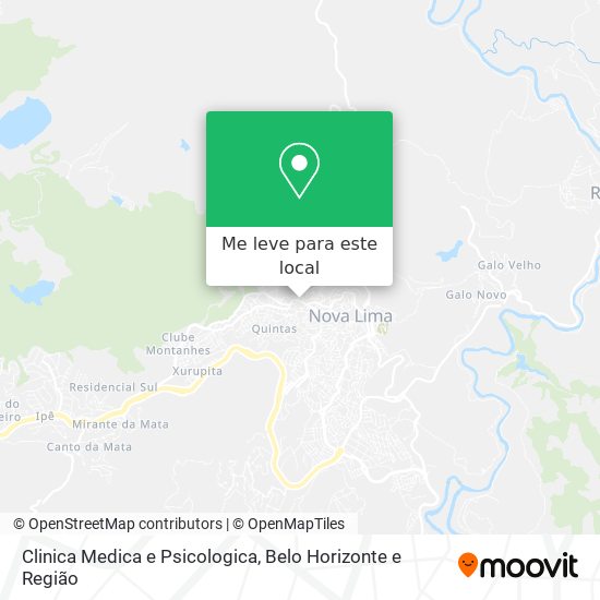 Clinica Medica e Psicologica mapa