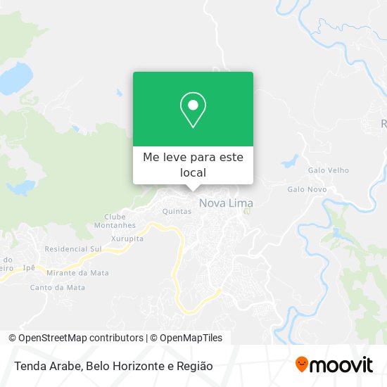 Tenda Arabe mapa