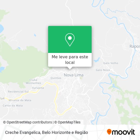 Creche Evangelica mapa