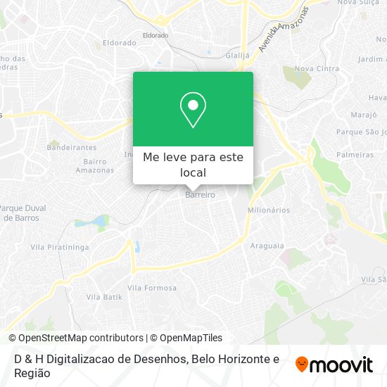 D & H Digitalizacao de Desenhos mapa