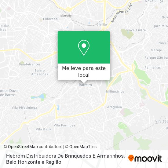 Hebrom Distribuidora De Brinquedos E Armarinhos mapa