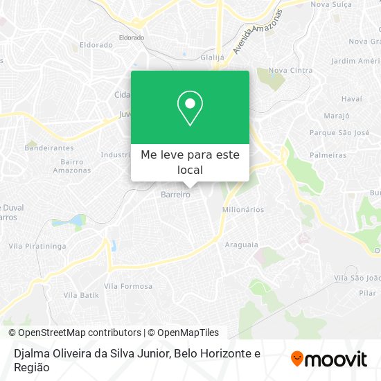 Djalma Oliveira da Silva Junior mapa