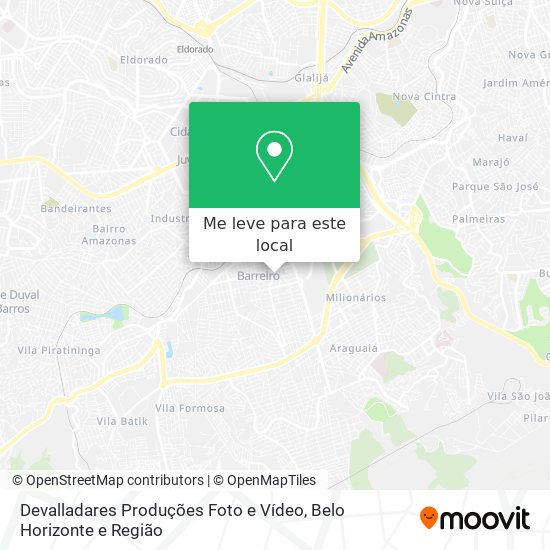 Devalladares Produções Foto e Vídeo mapa