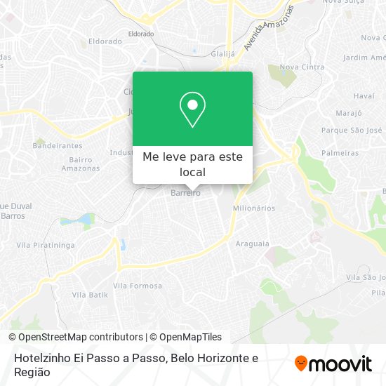 Hotelzinho Ei Passo a Passo mapa