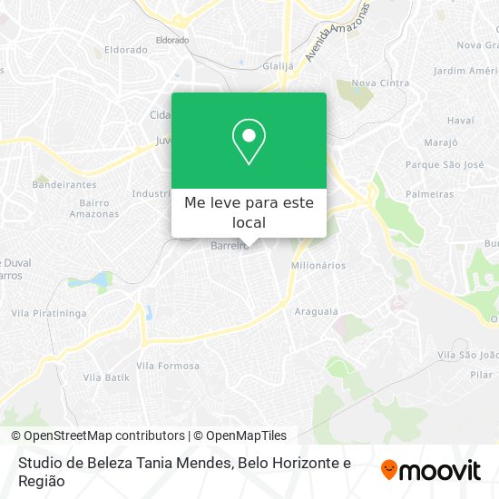 Studio de Beleza Tania Mendes mapa