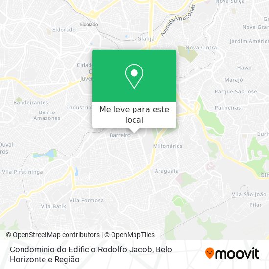 Condominio do Edificio Rodolfo Jacob mapa