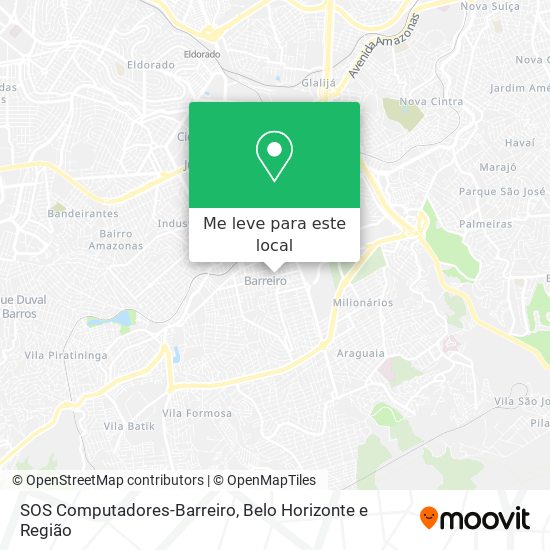 SOS Computadores-Barreiro mapa
