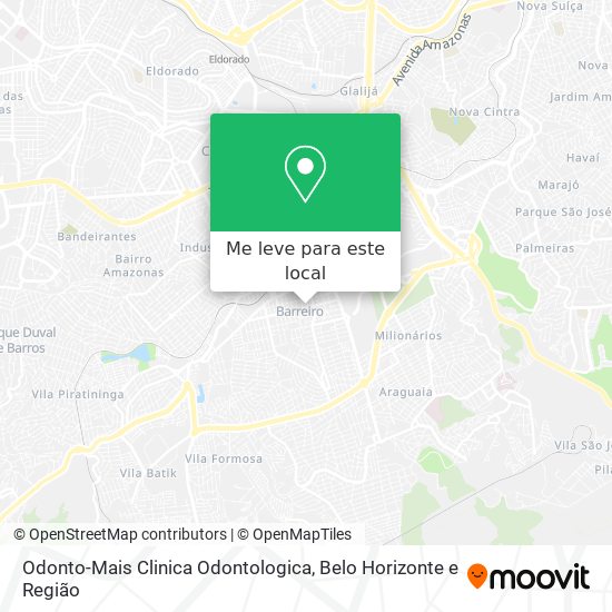 Odonto-Mais Clinica Odontologica mapa