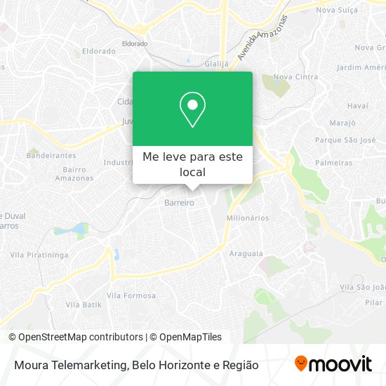 Moura Telemarketing mapa