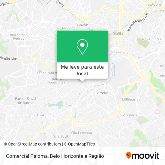 Comercial Paloma mapa