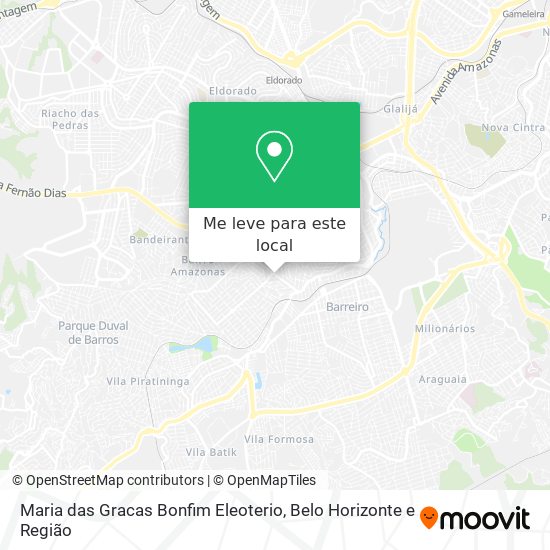 Maria das Gracas Bonfim Eleoterio mapa