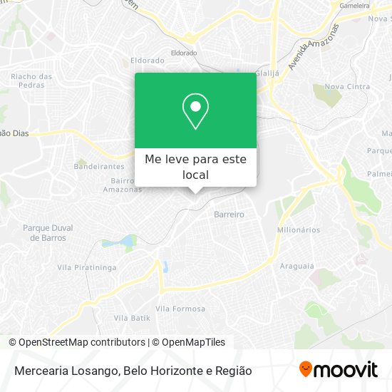 Mercearia Losango mapa