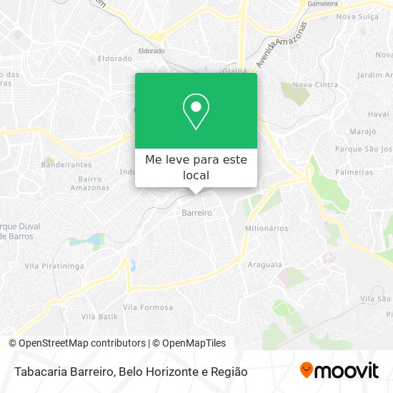 Tabacaria Barreiro mapa