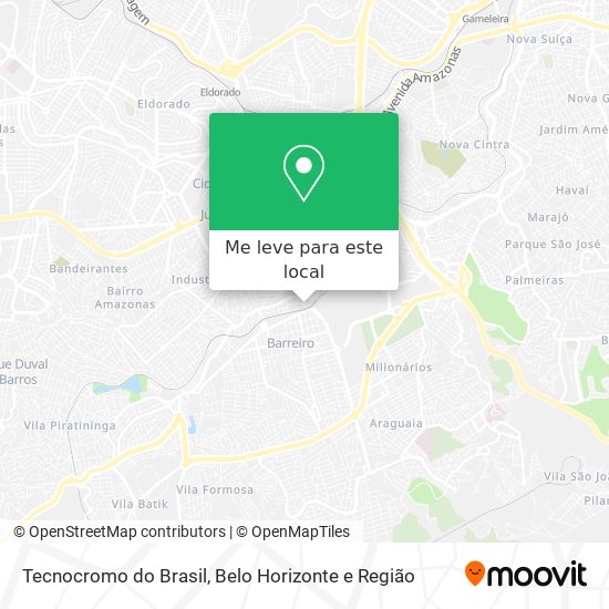 Tecnocromo do Brasil mapa