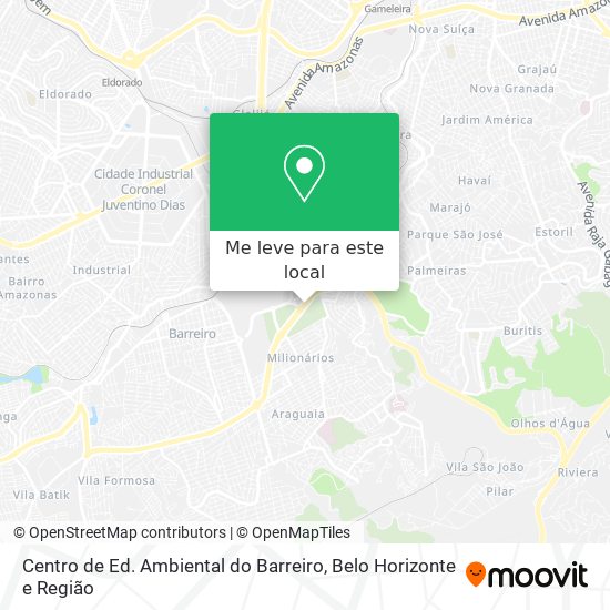 Centro de Ed. Ambiental do Barreiro mapa