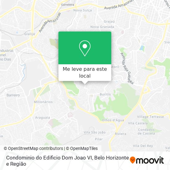 Condominio do Edificio Dom Joao VI mapa
