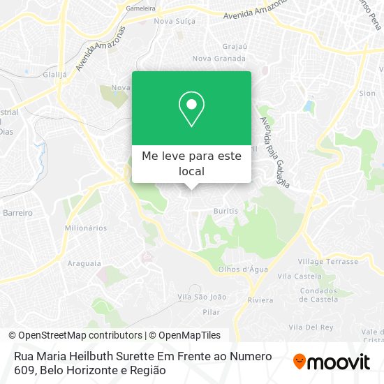 Rua Maria Heilbuth Surette Em Frente ao Numero 609 mapa