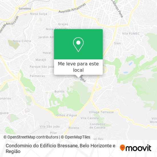 Condomínio do Edifício Bressane mapa
