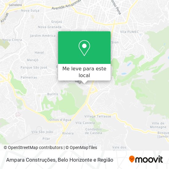 Ampara Construções mapa