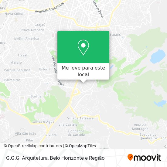 G.G.G. Arquitetura mapa