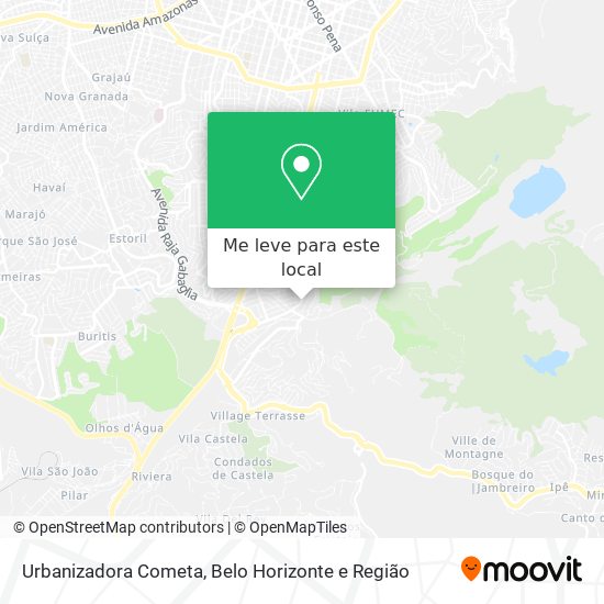 Urbanizadora Cometa mapa