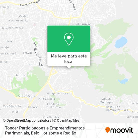 Toncer Participacoes e Empreendimentos Patrimoniais mapa