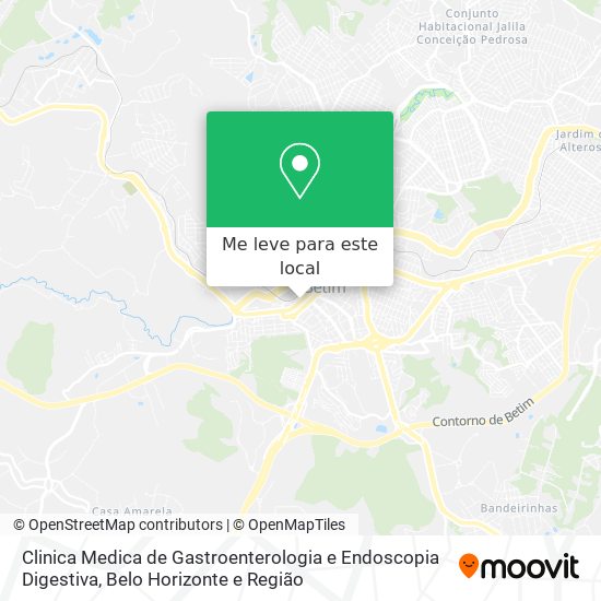 Clinica Medica de Gastroenterologia e Endoscopia Digestiva mapa