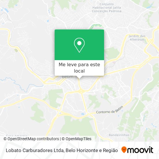 Lobato Carburadores Ltda mapa