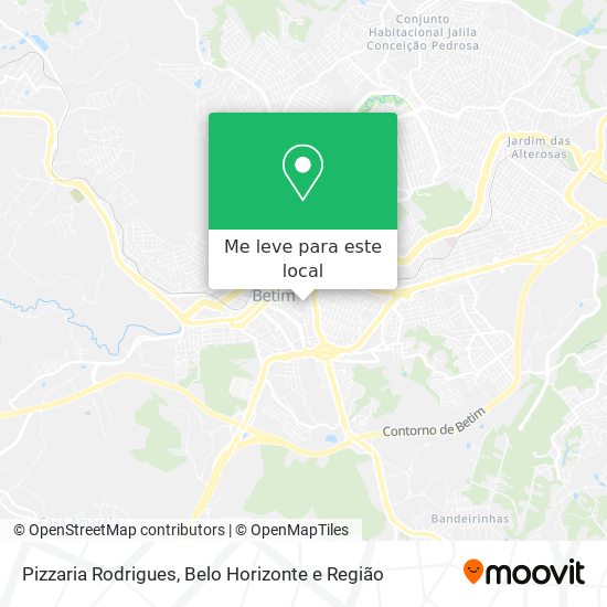 Pizzaria Rodrigues mapa