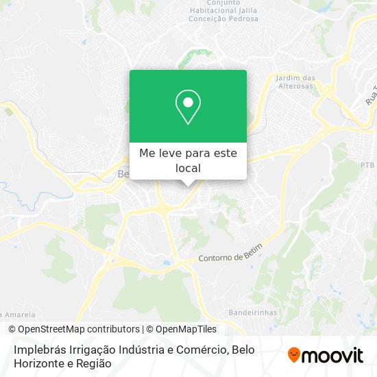 Implebrás Irrigação Indústria e Comércio mapa